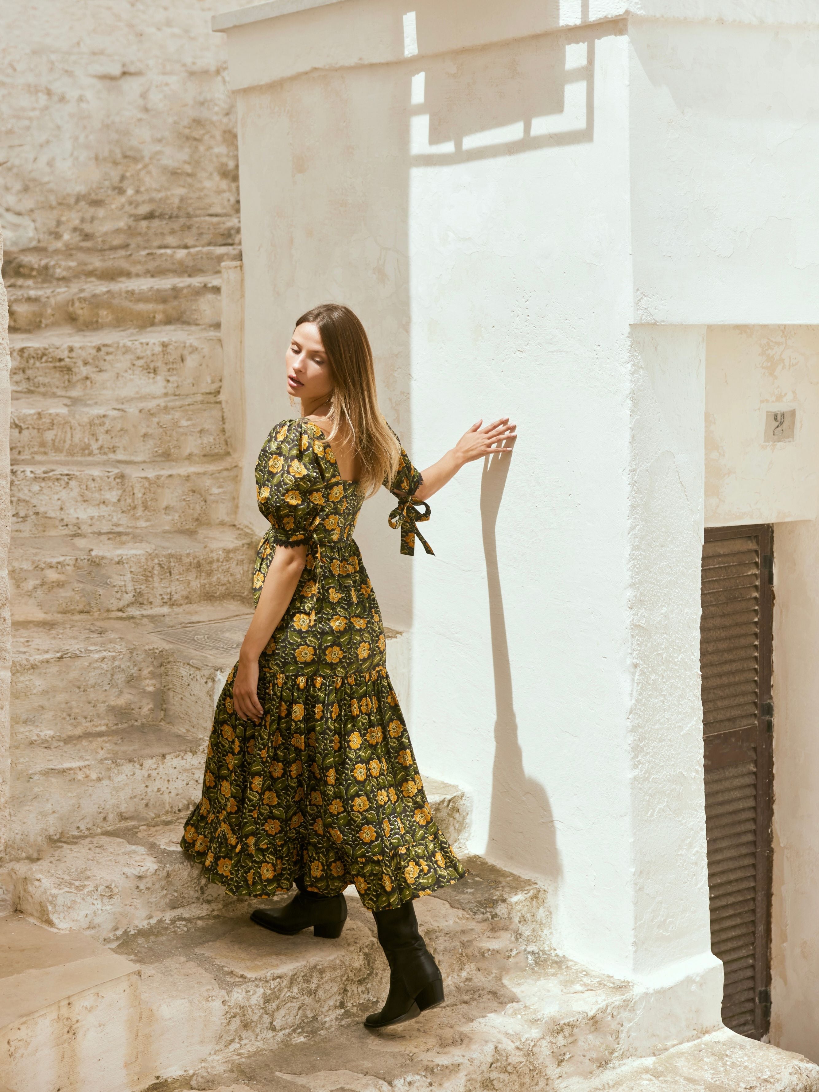 Barbara Maxi Dress - Golden Floral